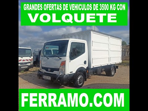 OFERTA CAMION DE 3500 KG CON VOLQUETE / NISSAN CABSTAR BASCULANTE CON POCOS KM.